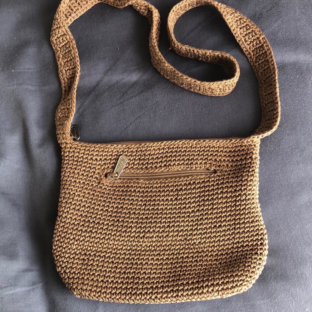 The Sak Crochet Tan Purse